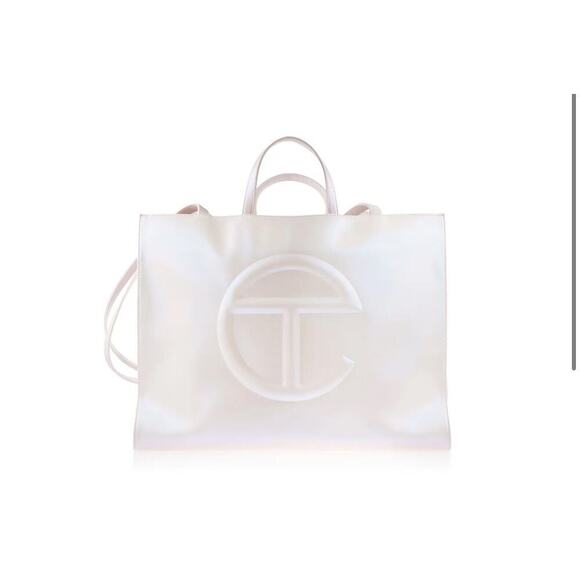 Large Telfar Shopping Bag  Pearl - Picture 2 of 2